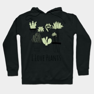 I Love Plants (dark) Hoodie